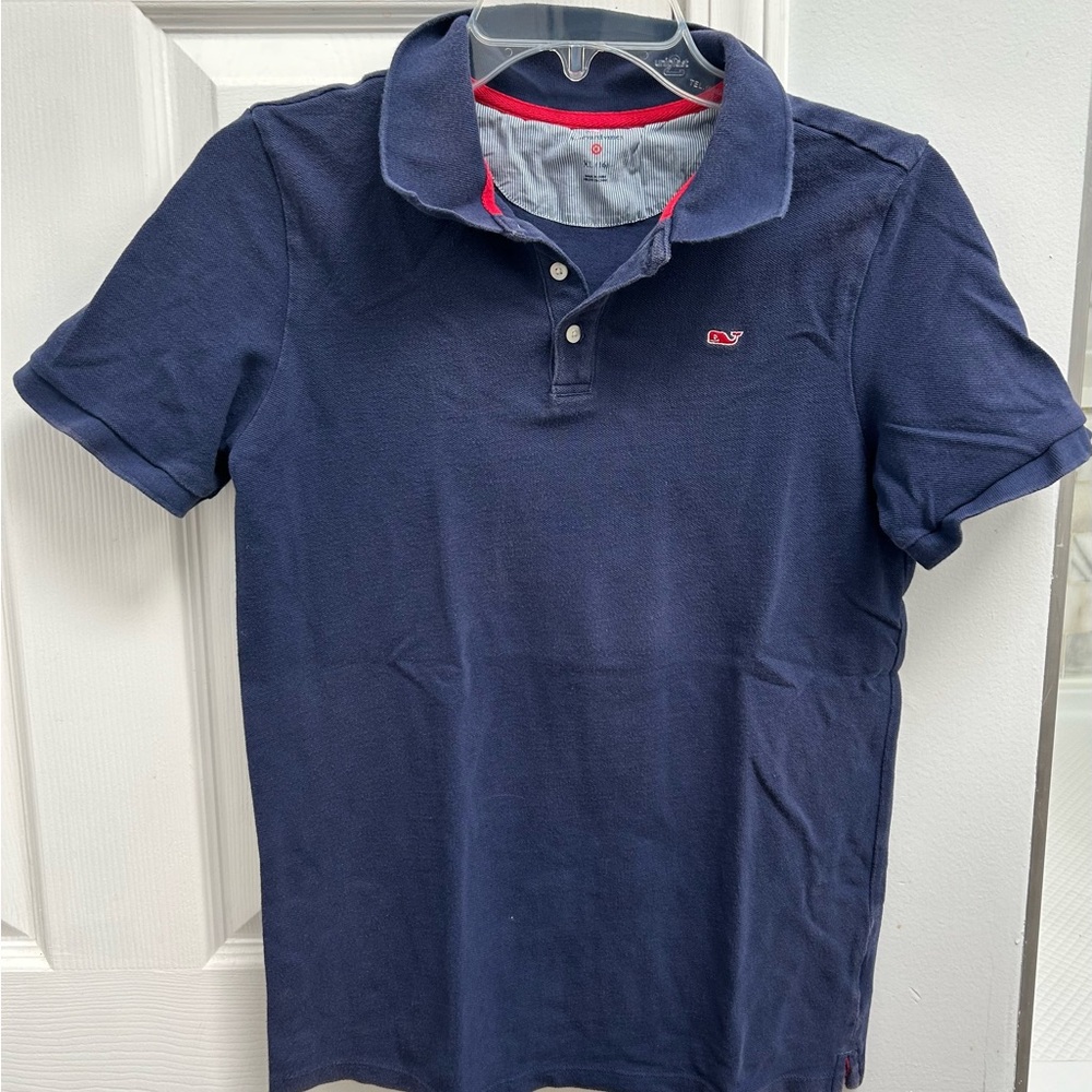 Vineyard Vines from Target Blue Polo Shirt with Contrasting Collar